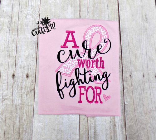 Breast Cancer Awareness Tshirt, Girls